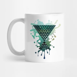 Abstract Green Crystal Palace Mug